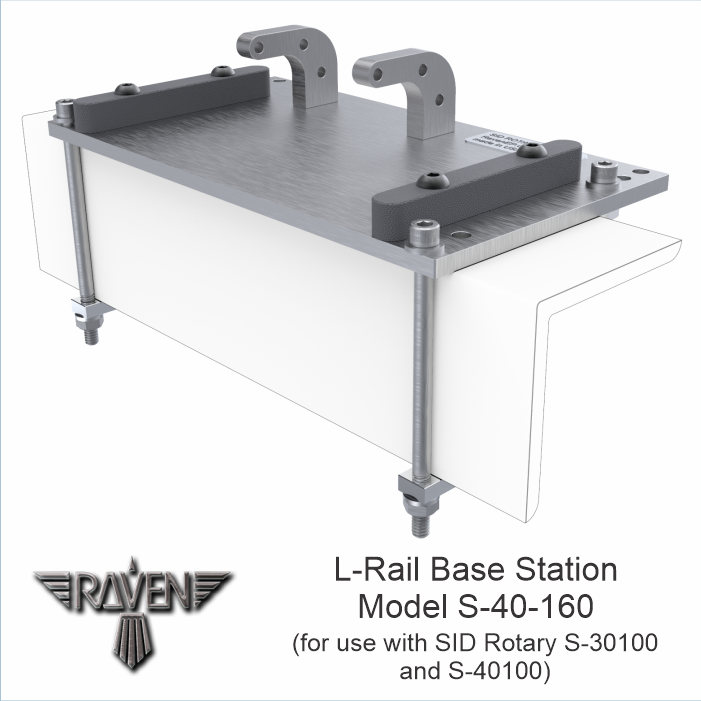 L-Rail Base Station and Mounting Hardware for S-40100